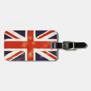 Vintage  Union Jack Custom Luggage Tag
