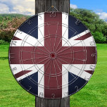 Vintage Union Jack Dartboard, UK, British Flag Dartboard<br><div class="desc">Dartboard: Vintage United Kingdom & Union Jack - British flag darts,  family fun games - love my country,  summer games,  holiday,  fathers day,  birthday party,  college students / sports fans</div>