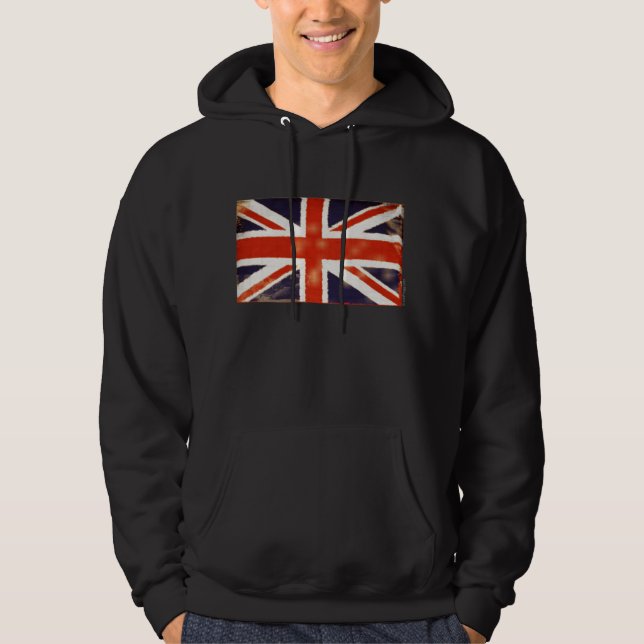 Vintage Union Jack Hoodie (Front)