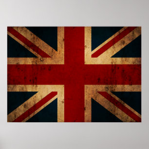 Vintage Union Jack Poster