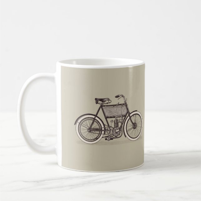 Vintage Unique Transportation Coffee Mug (Left)