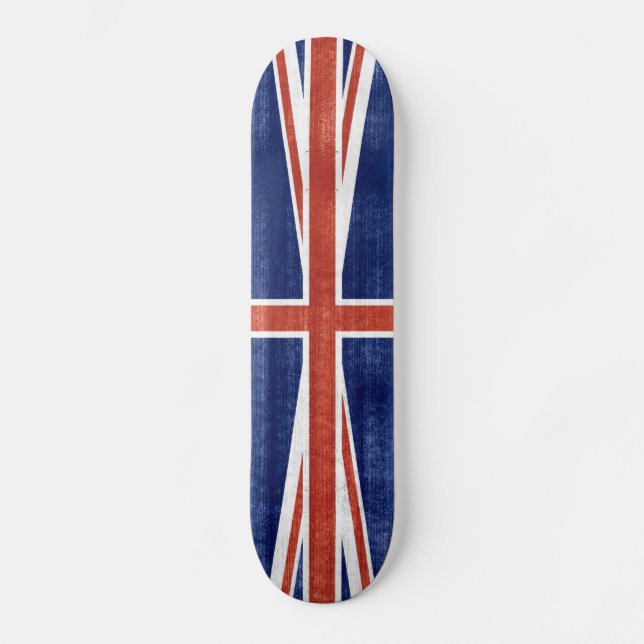 Vintage United Kingdom Flag - Skateboard (Front)