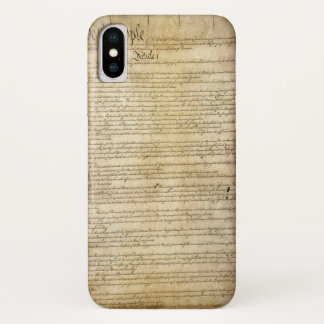 Vintage United States Constitution Case-Mate iPhone Case