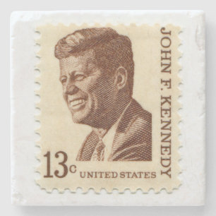 Vintage United States Postage Stamp Stone Coaster