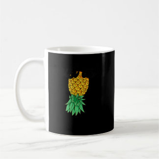 Vintage Upside Down Pineapple Just Ask Subtle Swin Coffee Mug