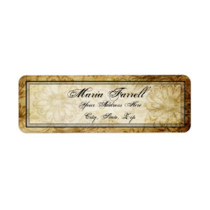 Vintage Urban Tattoo Winged Heart Return Label