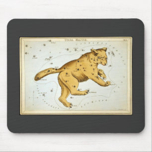 Vintage Ursa Major Bear Mouse Pad