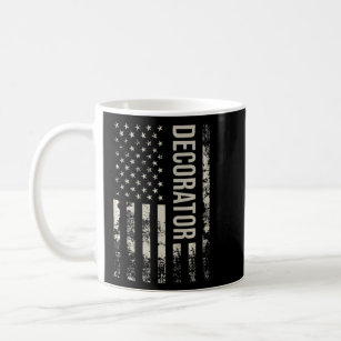 Vintage US American Flag Decorator Premium  Coffee Mug