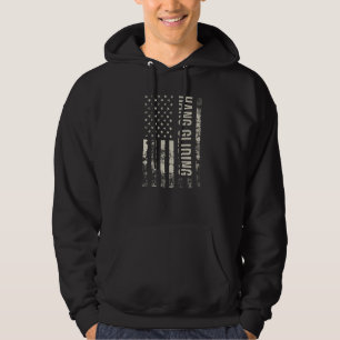 Vintage US American Flag Hang Gliding Premium Hoodie