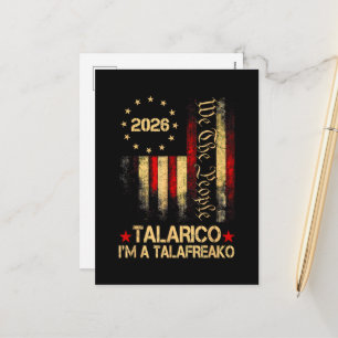 Vintage US Flag 2026 Patriotic Political Supporter Holiday Postcard