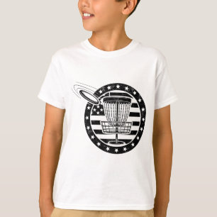Vintage Us Flag Disc Golf Sket Golfer Golfing Tee