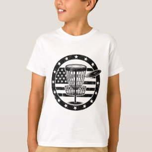 Vintage Us Flag Disc Golf Sket Golfer Golfing Tee 