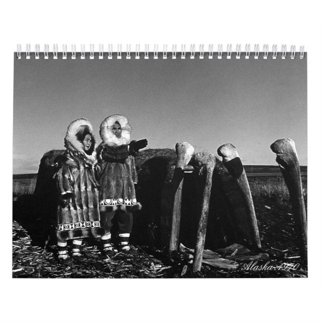 Vintage USA Alaska 1970 Calendar (Cover)