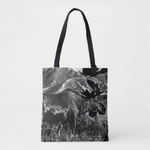 Vintage USA Alaska bull moose Tote Bag