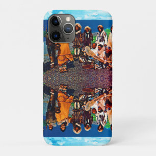 Vintage USA Alaska Eskimo dancers iPhone 11 Pro Case
