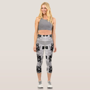Vintage USA Alaska igloo builders Capri Leggings