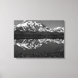 Vintage USA Alaska magnificent mt mckinley Canvas Print