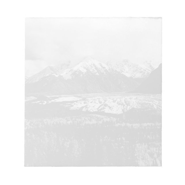 Vintage USA Alaska Matanuska glacier 1970 Notepad (Front)