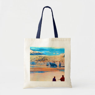 Vintage USA Alaska Mendenhall glacier Juneau Tote Bag