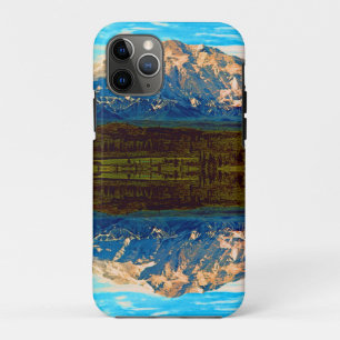 Vintage USA Alaska Mt Mckinley national park iPhone 11 Pro Case