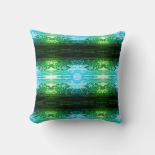 Vintage USA Alaska Mt Mckinley national park Throw Pillow