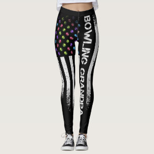 Women s Bowling Leggings Tights Zazzle CA