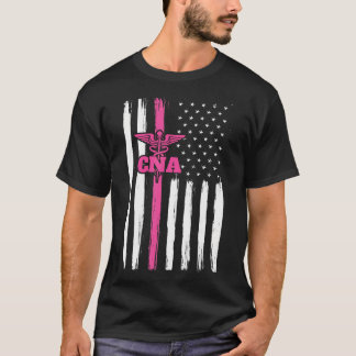 Vintage Usa Cna Certified Nurse Assistant American T-Shirt