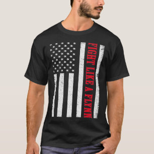 Vintage USA, Fight Like A Flynn  Patriotic Gift  T-Shirt