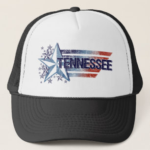 Vintage USA Flag with Star – Tennessee Trucker Hat