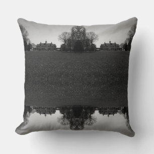 Vintage USA Mount Vernon George Washington house P Throw Pillow