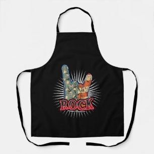 Vintage USA Rock - Band Concert Poster 70s 80s Apron