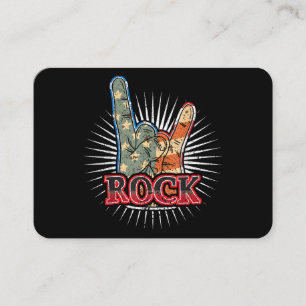 Vintage USA Rock - Band Concert Poster 70s 80s Business Card