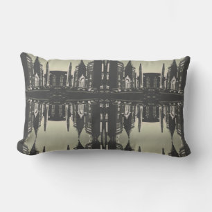 Vintage USA Washington National Air Space Museum C Lumbar Pillow