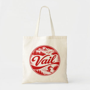vintage Vail colorado outdoor cable car souvenirs Tote Bag