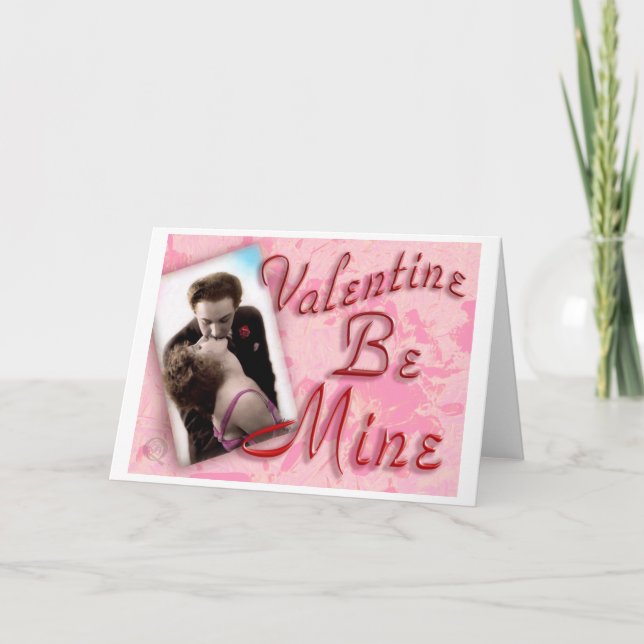 Vintage Valentine #5 Holiday Card (Front)