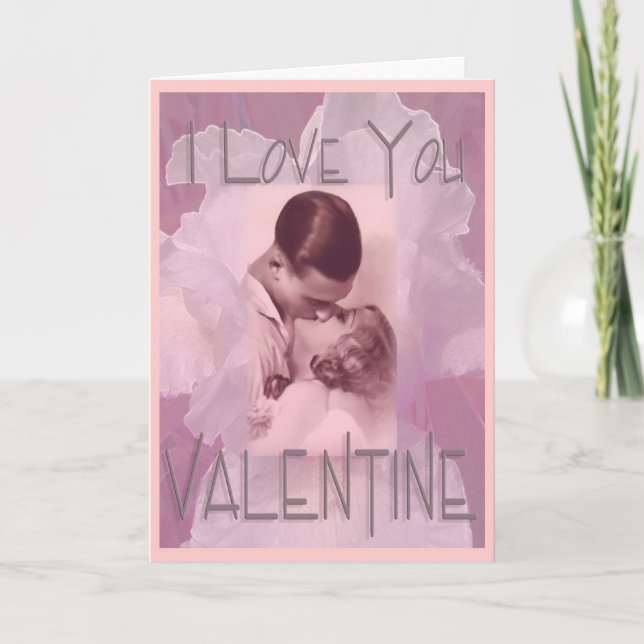 Vintage Valentine #7 Holiday Card (Front)
