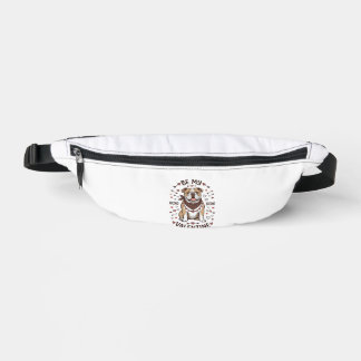Vintage Valentine Bulldog XOXO Shirt Design_1 Fanny Pack