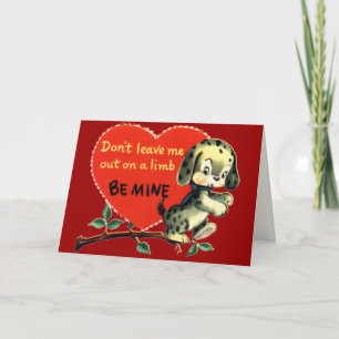 Vintage Valentine Card for Kids
