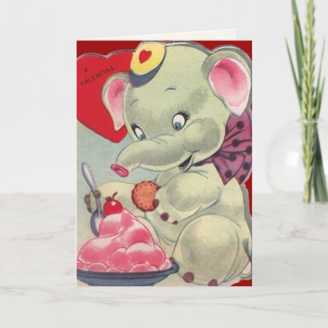 Vintage Valentine Card for Kids (Front)