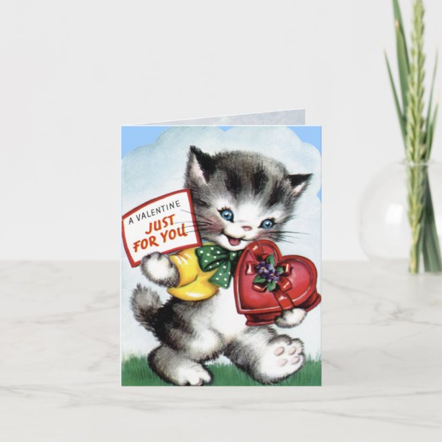 Vintage Valentine Card for Kids! (Front)