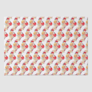 Vintage Valentine Cherub Angel Be My Love Tissue Paper