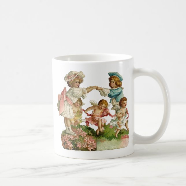 Vintage Valentine Children Coffee Mug (Right)