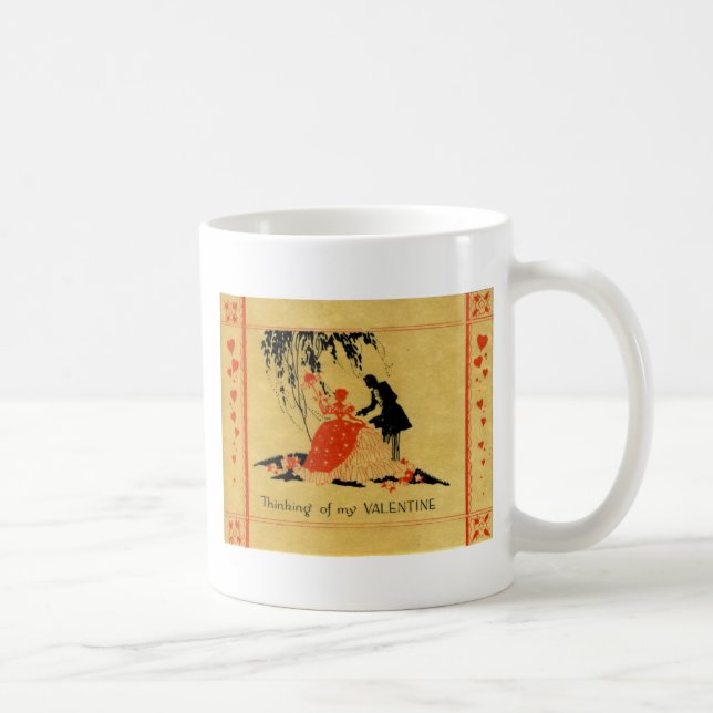 Vintage Valentine Coffee Mug (Right)