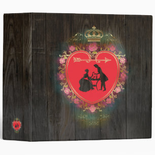 Vintage Valentine Heart - Binder