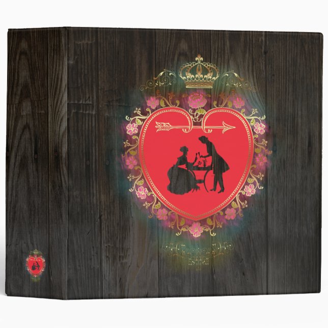 Vintage Valentine Heart - Binder (Front/Spine)