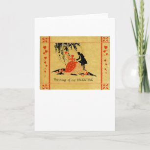 Vintage Valentine Holiday Card