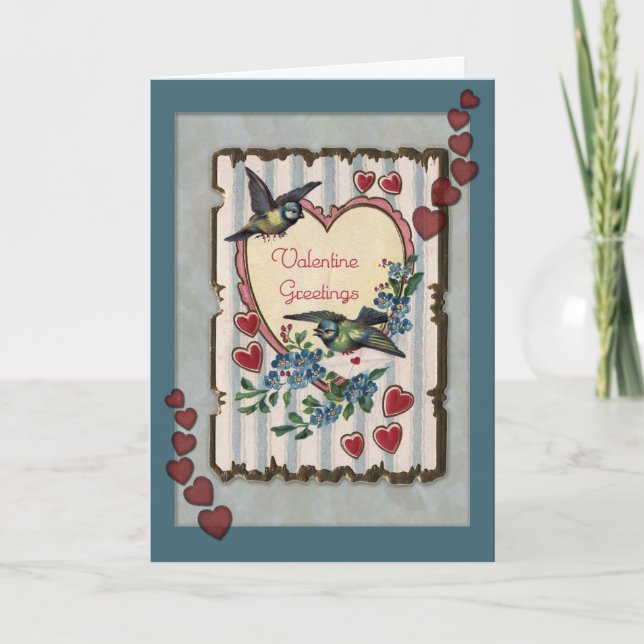 Vintage Valentine Holiday Card (Front)