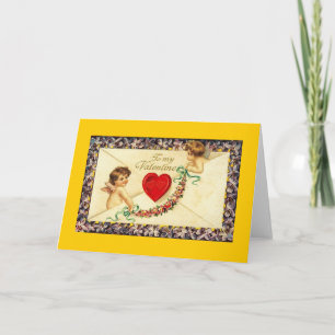 Vintage Valentine Holiday Card