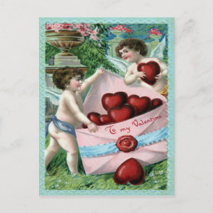 Vintage Valentine Holiday Postcard