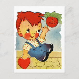 Vintage Valentine Holiday Postcard